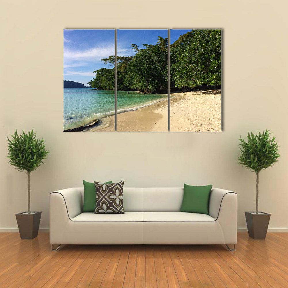 Scene of Champagne Bay Espiritu Santo Vanuatu Multi panel canvas wall art
