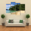 Scene of Champagne Bay Espiritu Santo Vanuatu Multi panel canvas wall art