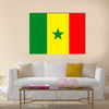 Vector flag of senegal vector illustration Multi panel canvas wall art