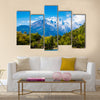 Black dragon Pool, Lijiang, Yunnan, China, Jade Dragon Snow Mountain Multi panel canvas wall art