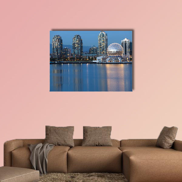 View of Vancouver's Science World at Telus World of Science wall art