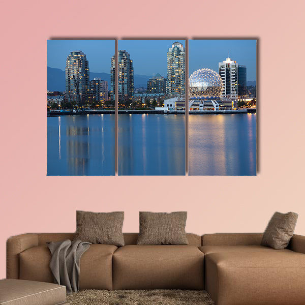 View of Vancouver's Science World at Telus World of Science wall art