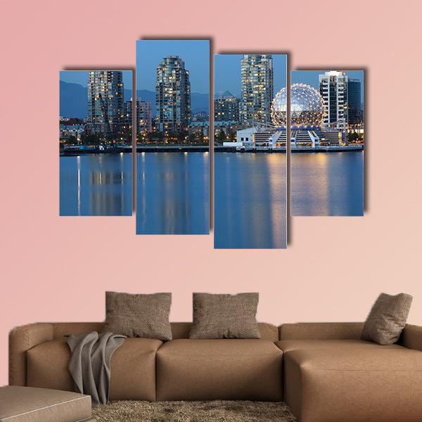 View of Vancouver's Science World at Telus World of Science wall art