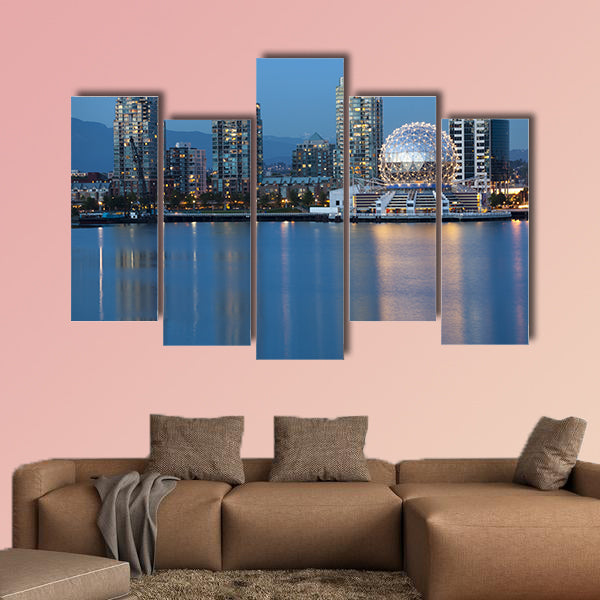 View of Vancouver's Science World at Telus World of Science wall art