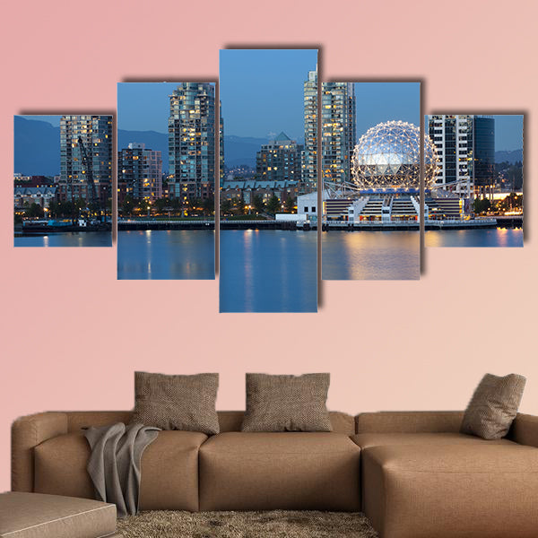 View of Vancouver's Science World at Telus World of Science wall art