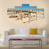 Ancient ruins at Bahrain Fort Multi panel canvas wall art