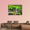 Fall forest stream Smolny in Russian primorye reserve multi panel canvas wall art