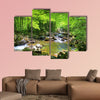 Fall forest stream Smolny in Russian primorye reserve multi panel canvas wall art