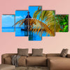 Dreamscape Escape on Maldives Multi panel canvas wall art