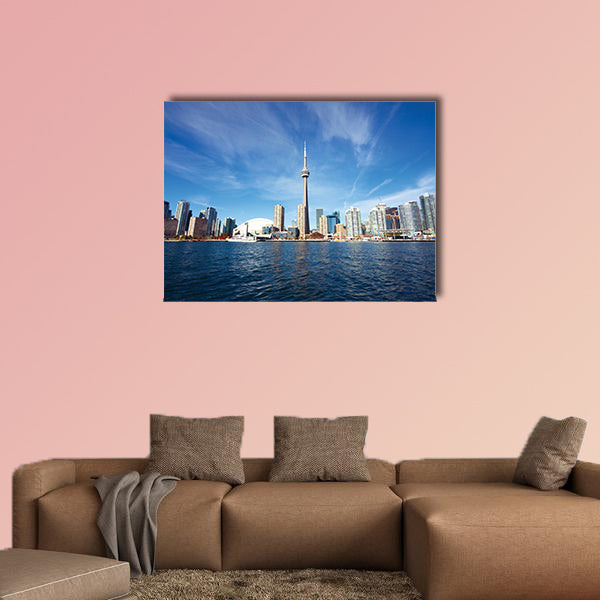 Photo shoot at Canda, day time cityscape Multi panel canvas wall art