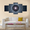 black hole background Multi Panel Canvas Wall Art