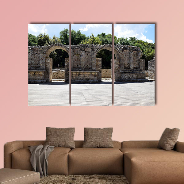 Ruins of Buthrotum, ancient city in south Albania. Butrint  wall art