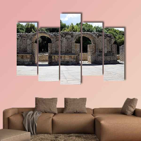Ruins of Buthrotum, ancient city in south Albania. Butrint  wall art