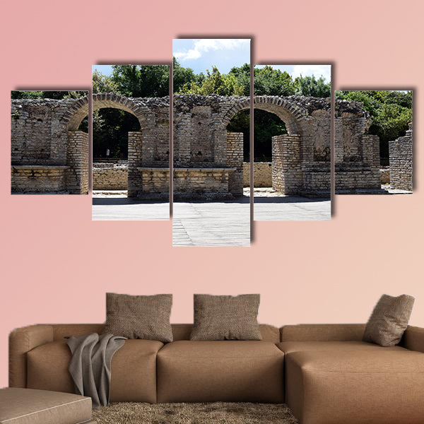 Ruins of Buthrotum, ancient city in south Albania. Butrint  wall art