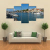 Port And Panorama To Town Of Alexandroupoli, East Macedonia, Greece, Multi Panel Canvas Wall Art