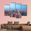 Riyadh skyline at night, Capital of Saudi Arabia multi panel canvas wall art