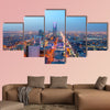 Riyadh skyline at night, Capital of Saudi Arabia multi panel canvas wall art