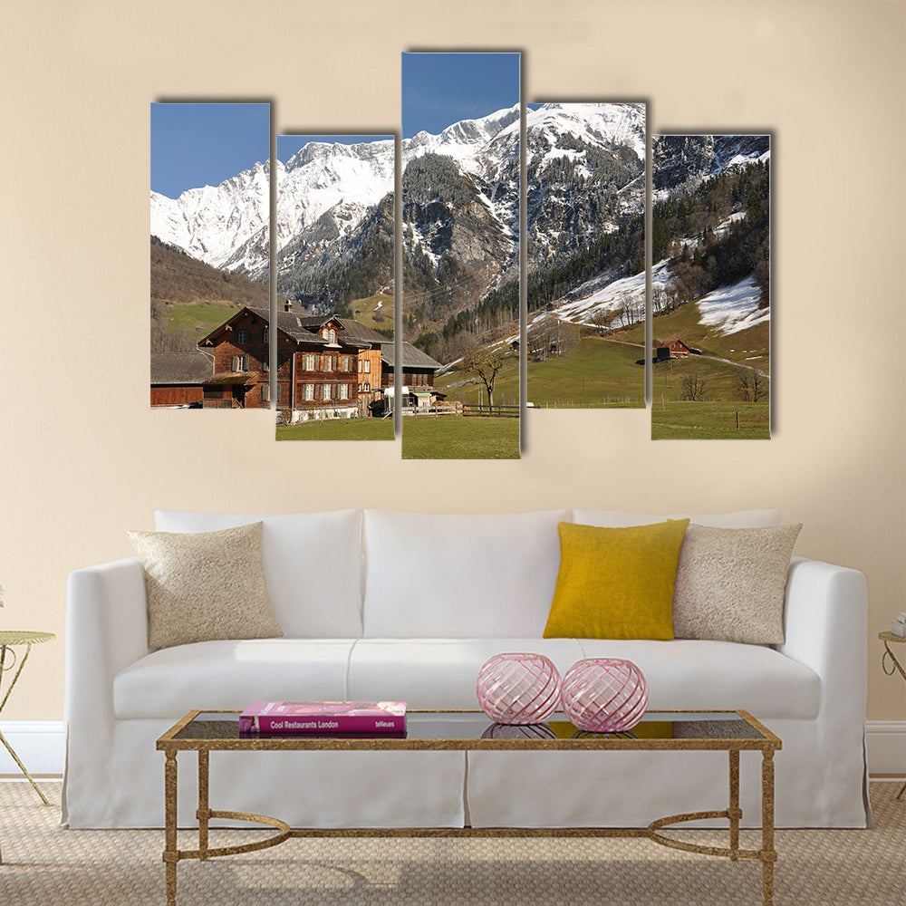 Elm, Switzerland multi panel canvas wall art