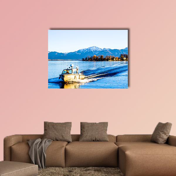 Famous Chiemsee Lake in Bavaria multi panel canvas wall art