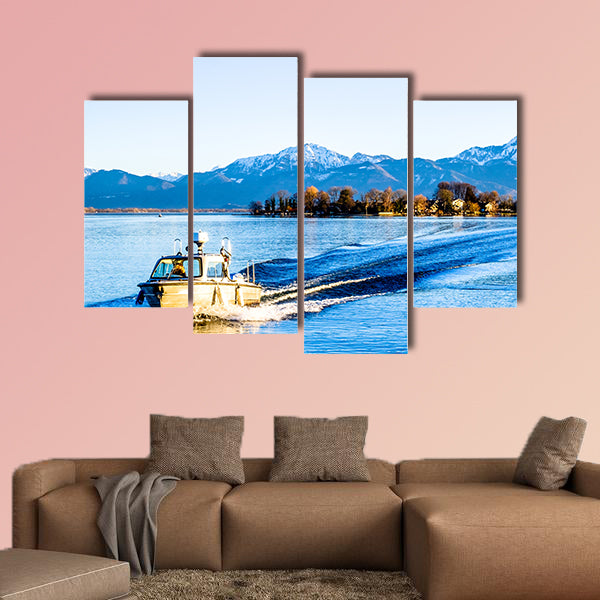 Famous Chiemsee Lake in Bavaria multi panel canvas wall art