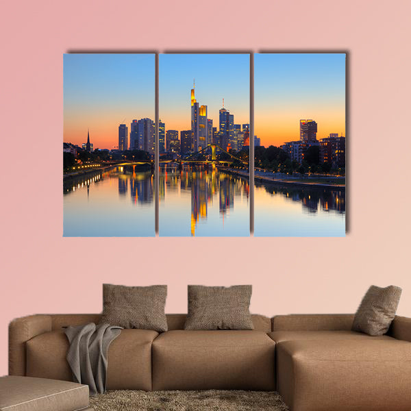 Frankfurt am Main Multi panel canvas wall art