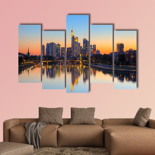 Frankfurt am Main Multi panel canvas wall art