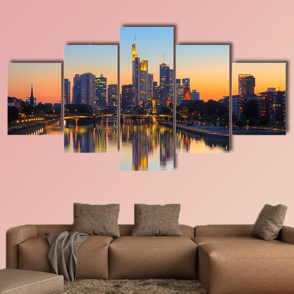 Frankfurt am Main Multi panel canvas wall art