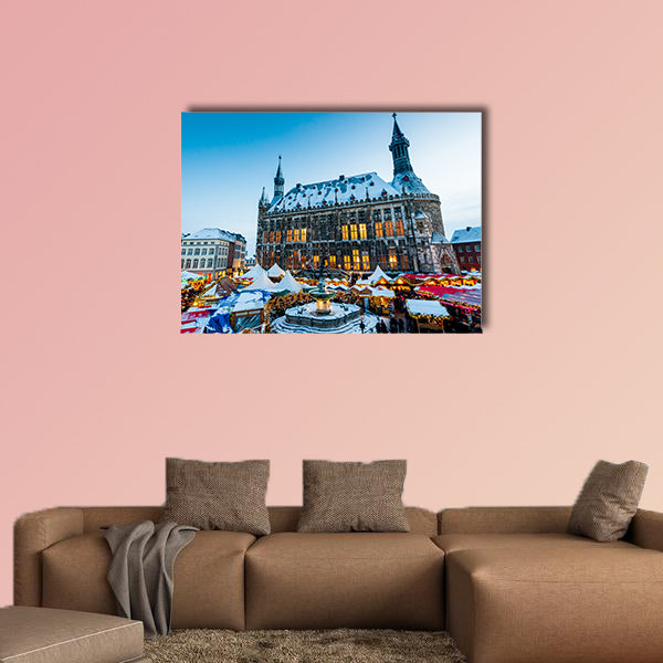 City of Aachen, Germany multi panel canvas wall art