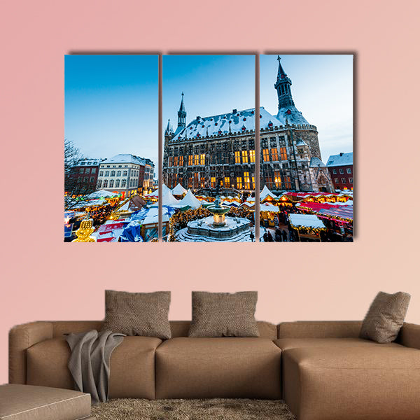 City of Aachen, Germany multi panel canvas wall art