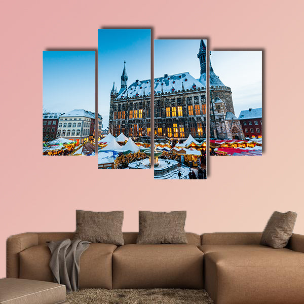 City of Aachen, Germany multi panel canvas wall art