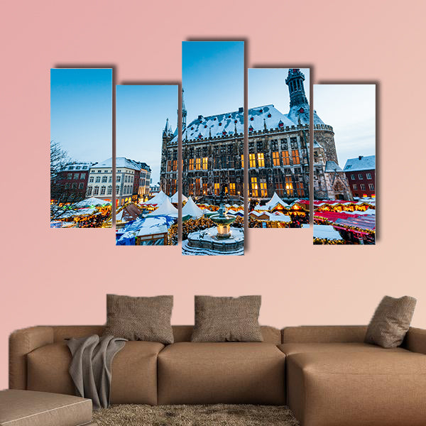 City of Aachen, Germany multi panel canvas wall art