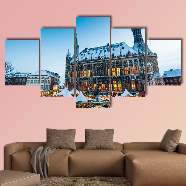 City of Aachen, Germany multi panel canvas wall art