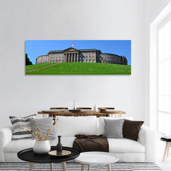 Wilhelmshoehe Castle Park in Kassel Panoramic canvas Wall Art
