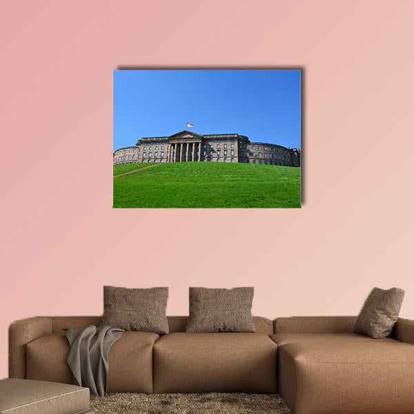 Wilhelmshoehe Castle Park in Kassel multi panel canvas wall art