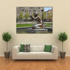 Fountain at Lazar Serebryakov embankment in Novorossiysk, Krasnodar region, Russia Multi Panel Canvas Wall Art