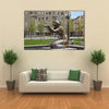 Fountain at Lazar Serebryakov embankment in Novorossiysk, Krasnodar region, Russia Multi Panel Canvas Wall Art