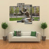 Fountain at Lazar Serebryakov embankment in Novorossiysk, Krasnodar region, Russia Multi Panel Canvas Wall Art