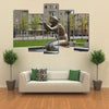 Fountain at Lazar Serebryakov embankment in Novorossiysk, Krasnodar region, Russia Multi Panel Canvas Wall Art