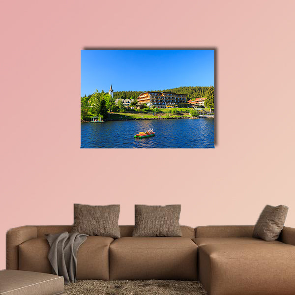 Lake Titisee Neustadt in the Black Forest multi panel canvas wall art