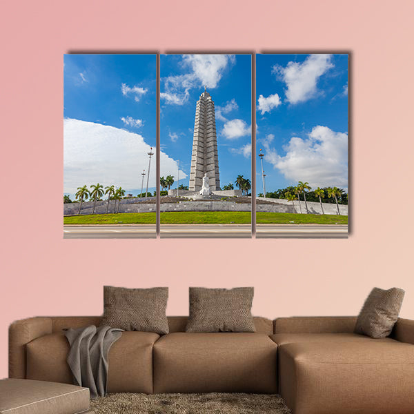 The Jose Marti memorial monument in Havana multi panel canvas wall art