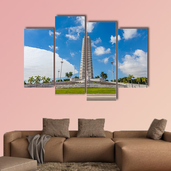The Jose Marti memorial monument in Havana multi panel canvas wall art