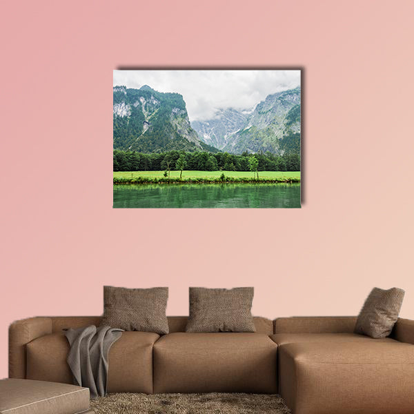 The Alpsee is a lake in Bavaria, Germany multi panel canvas wall art