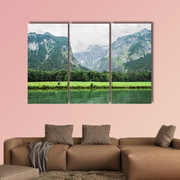 The Alpsee is a lake in Bavaria, Germany multi panel canvas wall art