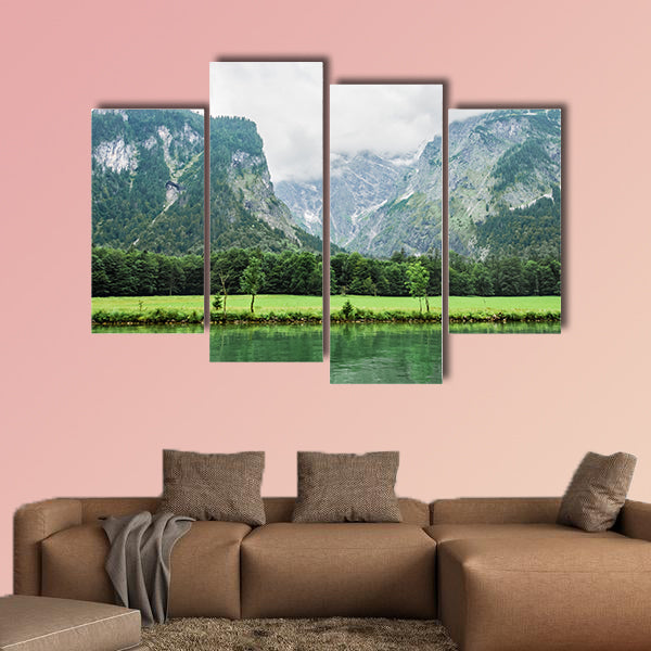 The Alpsee is a lake in Bavaria, Germany multi panel canvas wall art