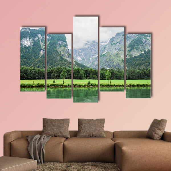 The Alpsee is a lake in Bavaria, Germany multi panel canvas wall art