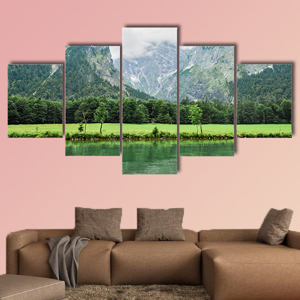 The Alpsee is a lake in Bavaria, Germany multi panel canvas wall art