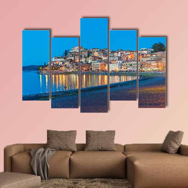 Anguillara Sabazia, Rome, Italy multi panel canvas wall art