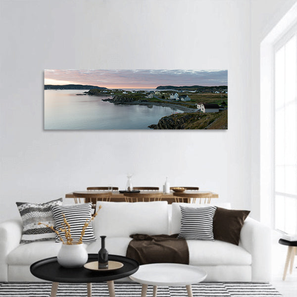 Coast, South Twillingate Island, Newfoundland Canada Panoramic canvas Wall Art