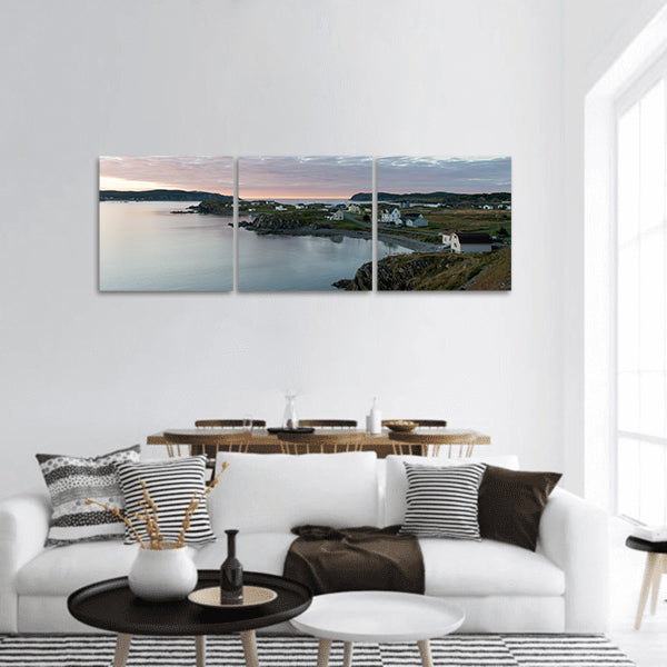 Coast, South Twillingate Island, Newfoundland Canada Panoramic canvas Wall Art