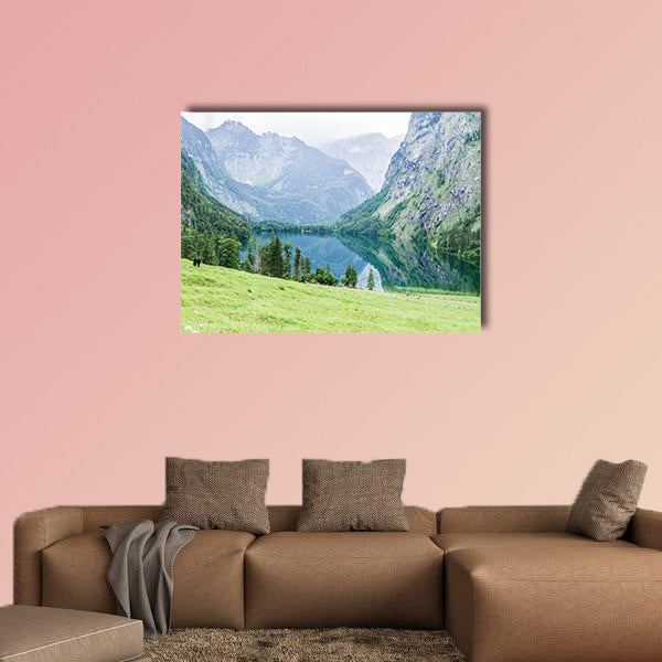 Lake Obersee, Sch nau am Konigssee, Bavaria, Germany wall art